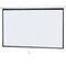 Projector Screen 80 Inch 16:9 4K HD Manual Pull Down Home Theater White